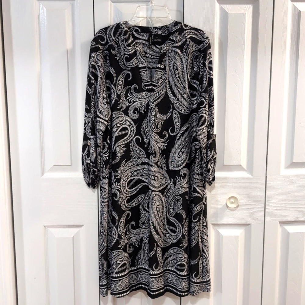 Ladies Black and White dress